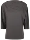 P.a.r.o.s.h Women's 3/4 Sleeves Blouse In Brown