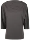 P.a.r.o.s.h Women's 3/4 Sleeves Blouse In Brown