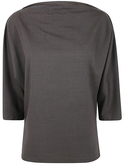 P.a.r.o.s.h Women's 3/4 Sleeves Blouse In Brown