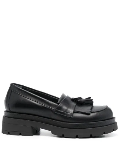 P.A.R.O.S.H 45MM TASSEL-DETAIL LEATHER LOAFERS