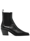 P.a.r.o.s.h Parosh Black 65mm Pull-on Boots In Black
