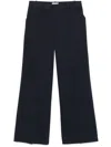 P.a.r.o.s.h High Waist Wide-leg Cotton Trousers