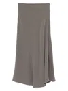 P.a.r.o.s.h A-line Maxi Skirt In Gray