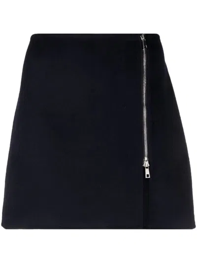 P.A.R.O.S.H P.A.R.O.S.H. A-LINE SIDE ZIP-FASTENING MINISKIRT