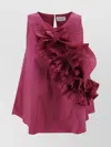 P.a.r.o.s.h A-line Silhouette Blouse Keyhole Back