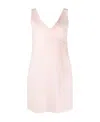 P.a.r.o.s.h Sleeveless Wool Minidress In Pink