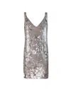 P.a.r.o.s.h Sequin-embellished Sleeveless Dress In 018