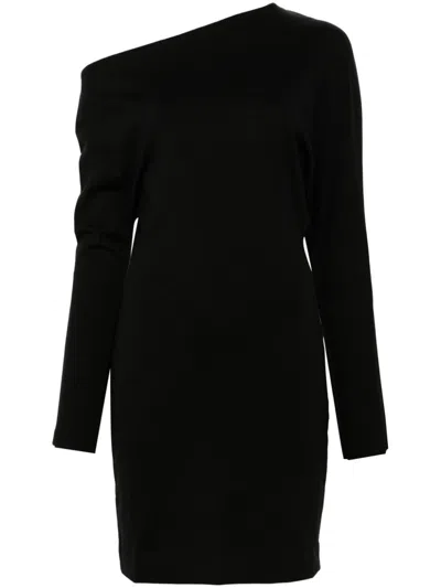 P.a.r.o.s.h Abito Off-shoulder Dress In Black
