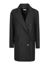 P.a.r.o.s.h Chubby Coat In Black