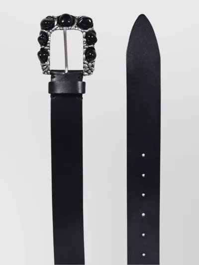 P.a.r.o.s.h Adjustable Buckle Metal Accents In Black