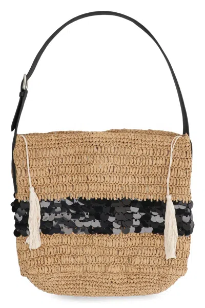 P.a.r.o.s.h Parosh Alba Raffia Tote Bag
