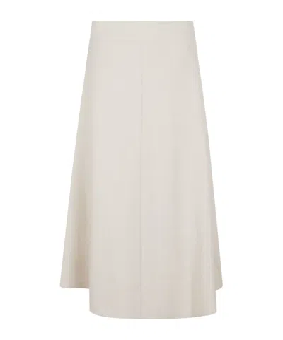 P.a.r.o.s.h . A-line Midi Skirt In Neutral