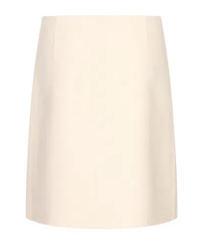 P.a.r.o.s.h Darted Mini Skirt In Neutral