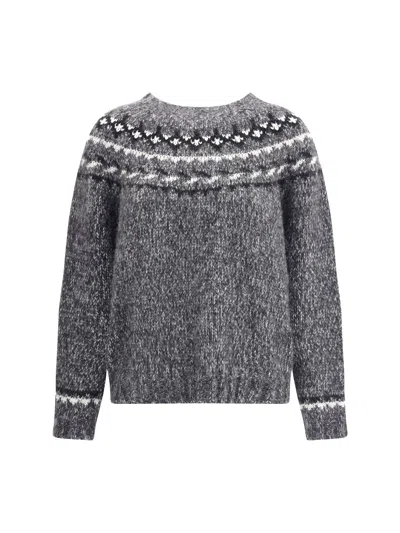 P.a.r.o.s.h Alpaca Sweater In Gray