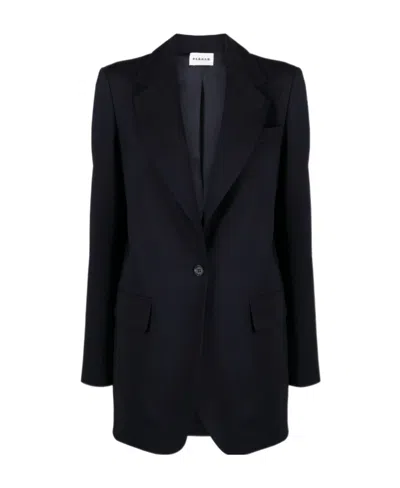 P.a.r.o.s.h American-vent Virgin-wool Blazer In Black