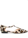 P.a.r.o.s.h . Pointed Leopard Shoes In Neutrals