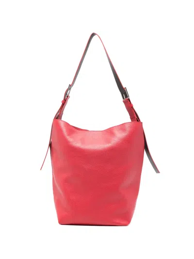P.a.r.o.s.h Annie Leather Tote Bag In Red