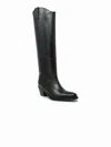 P.a.r.o.s.h 65mm Knee-high Leather Boots In Black