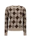 P.a.r.o.s.h Argyle-knit Sweater In Multi
