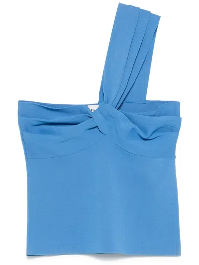 P.a.r.o.s.h Asymmetric Top In Blue