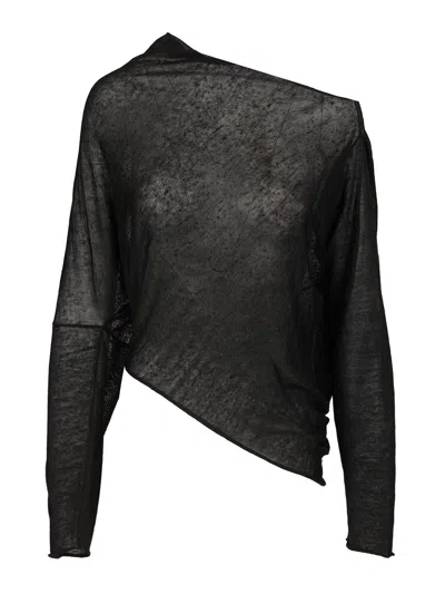 P.a.r.o.s.h Asymmetrical Sweater Knitwear Black