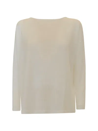 P.a.r.o.s.h Parosh Babylon Ivory Linen/viscose Sweater