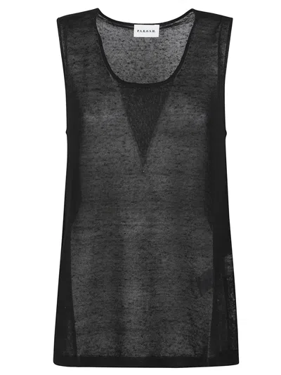 P.a.r.o.s.h Babylon Tank Top In Nero