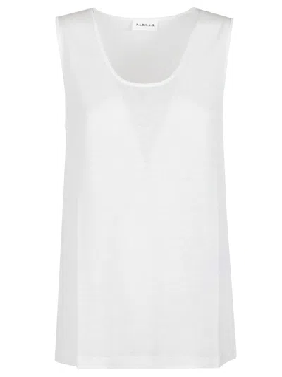 P.a.r.o.s.h Babylon Tank Top In Panna
