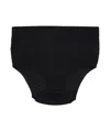 P.a.r.o.s.h Stretch Waistband Ribbed Trim Shorts In Black