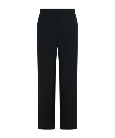 P.a.r.o.s.h Back Elastic Casual Pants In Black