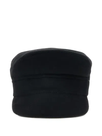 P.a.r.o.s.h Baker Boy Hat In Black