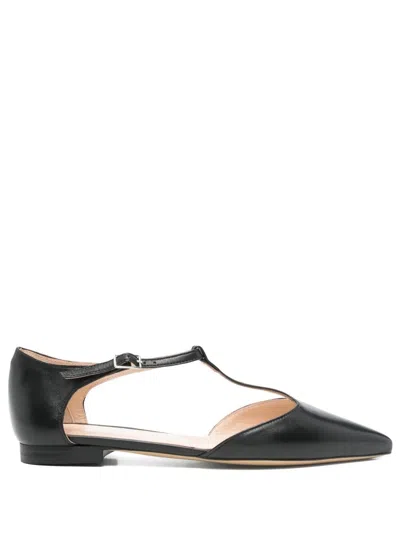 P.a.r.o.s.h Parosh Ballerina Shoes In Black  