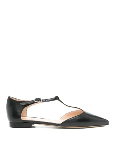 P.a.r.o.s.h Ballerina Shoes In Black