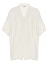 P.a.r.o.s.h White Beach Embroidered Shirt In White