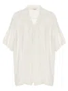 P.a.r.o.s.h White Beach Embroidered Shirt