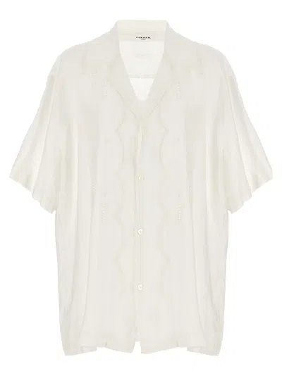 P.a.r.o.s.h Beach Shirt, Blouse In White