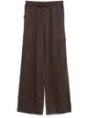 P.a.r.o.s.h Beach Trousers In Brown