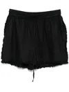 P.a.r.o.s.h Beach25 Mini Shorts In Black