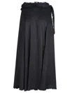 P.a.r.o.s.h Beach25 Skirt In Black