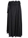 P.a.r.o.s.h Beach25 Skirt In Nero