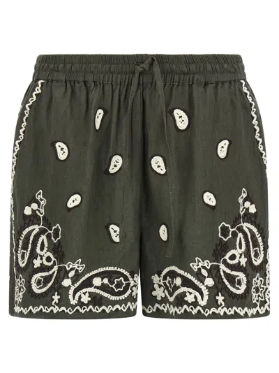 P.a.r.o.s.h . Beach26 Shorts In Olive