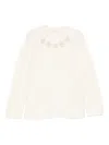 P.a.r.o.s.h Bead-embellished Sweater In Neutral