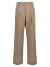 P.a.r.o.s.h . Trousers In Greige Scuro
