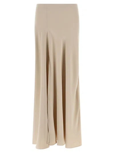 P.A.R.O.S.H BEIGE POKER25 SKIRT