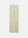 P.a.r.o.s.h Beige Viscose Blend Trousers In Beige