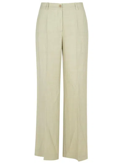 P.a.r.o.s.h . Beige Viscose Blend Trousers