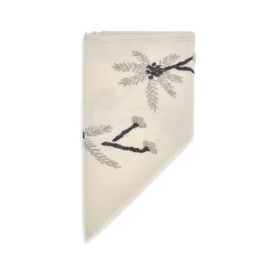 P.a.r.o.s.h Beige Wool Oves Aries Scarf