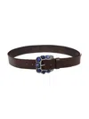 P.a.r.o.s.h Adjustable Gemstone Buckle Belt