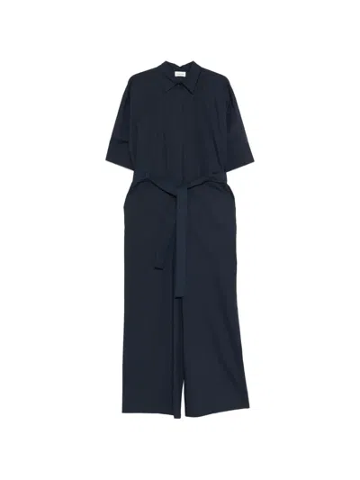 P.a.r.o.s.h Belt-detail Jumpsuit In Blue