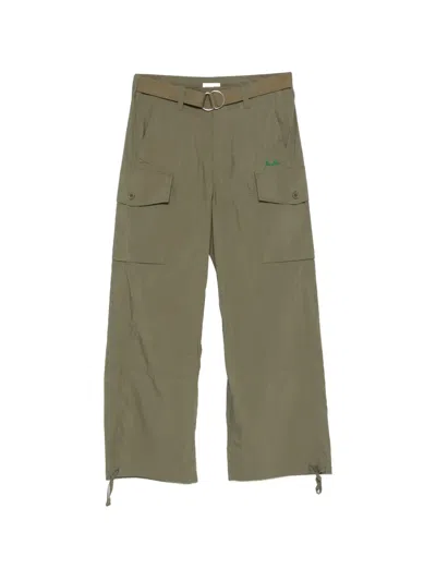 P.a.r.o.s.h Belt-fastening Trousers In Green